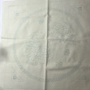 Vintage Embroidery butterfly pillow DIY